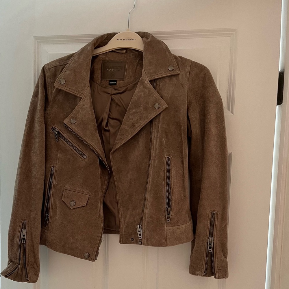 Blank nyc tan suede jacket worn once perfect condition